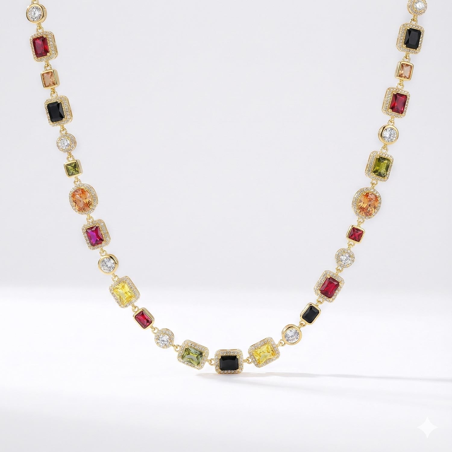 Royal Gemstone necklace