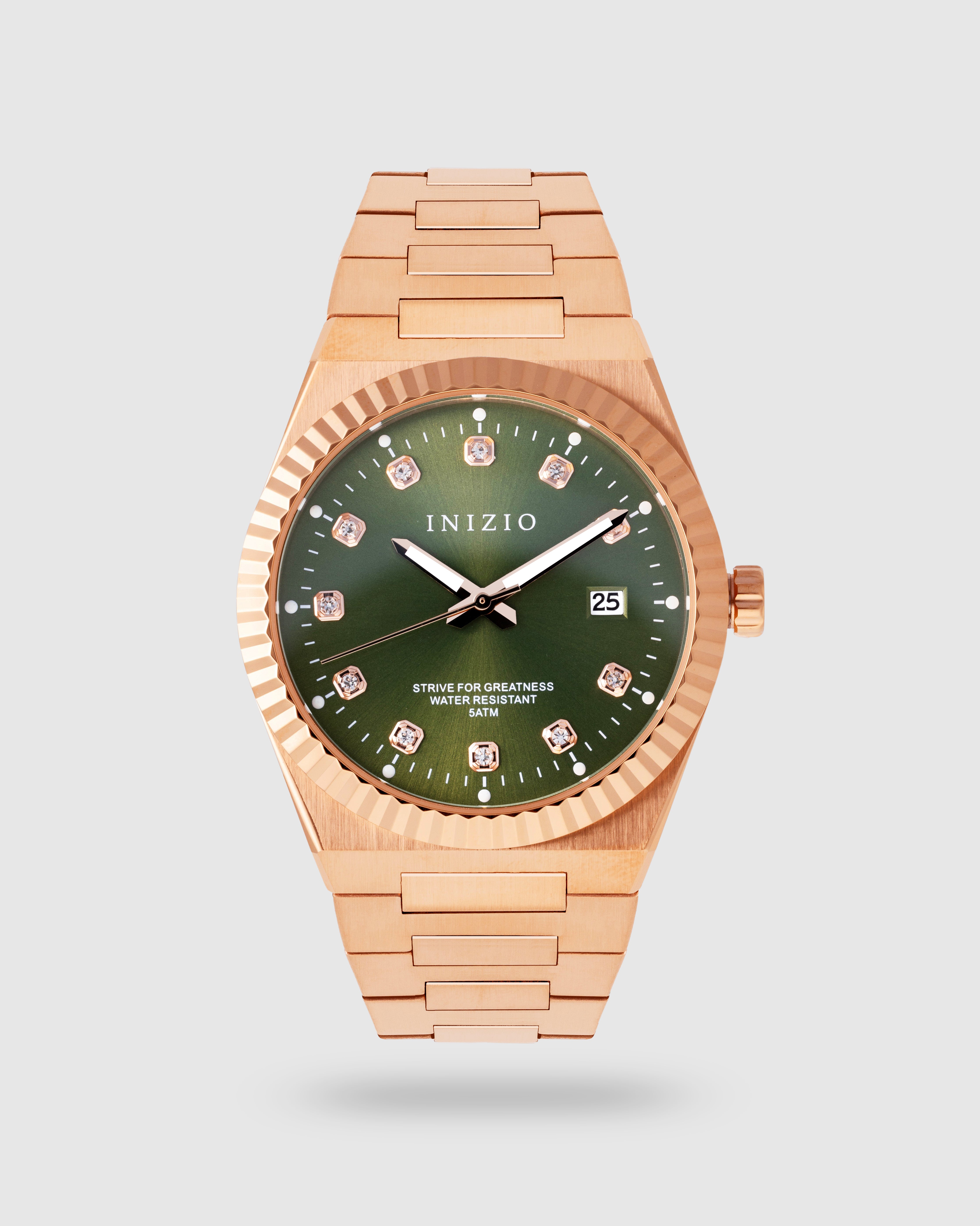 INIZIO SFG (Strive for Greatness) - ROSE GOLD GREEN