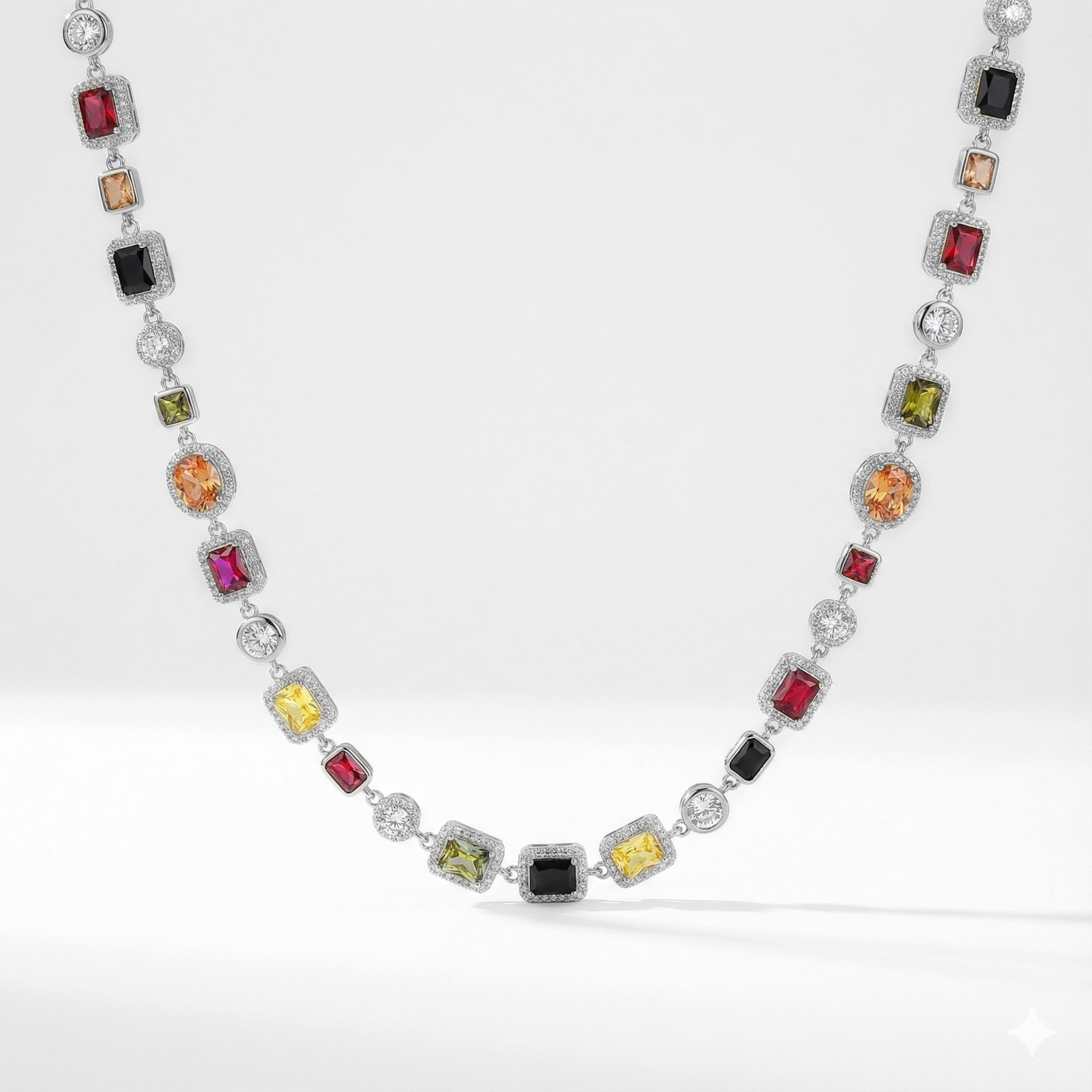 Royal Gemstone necklace