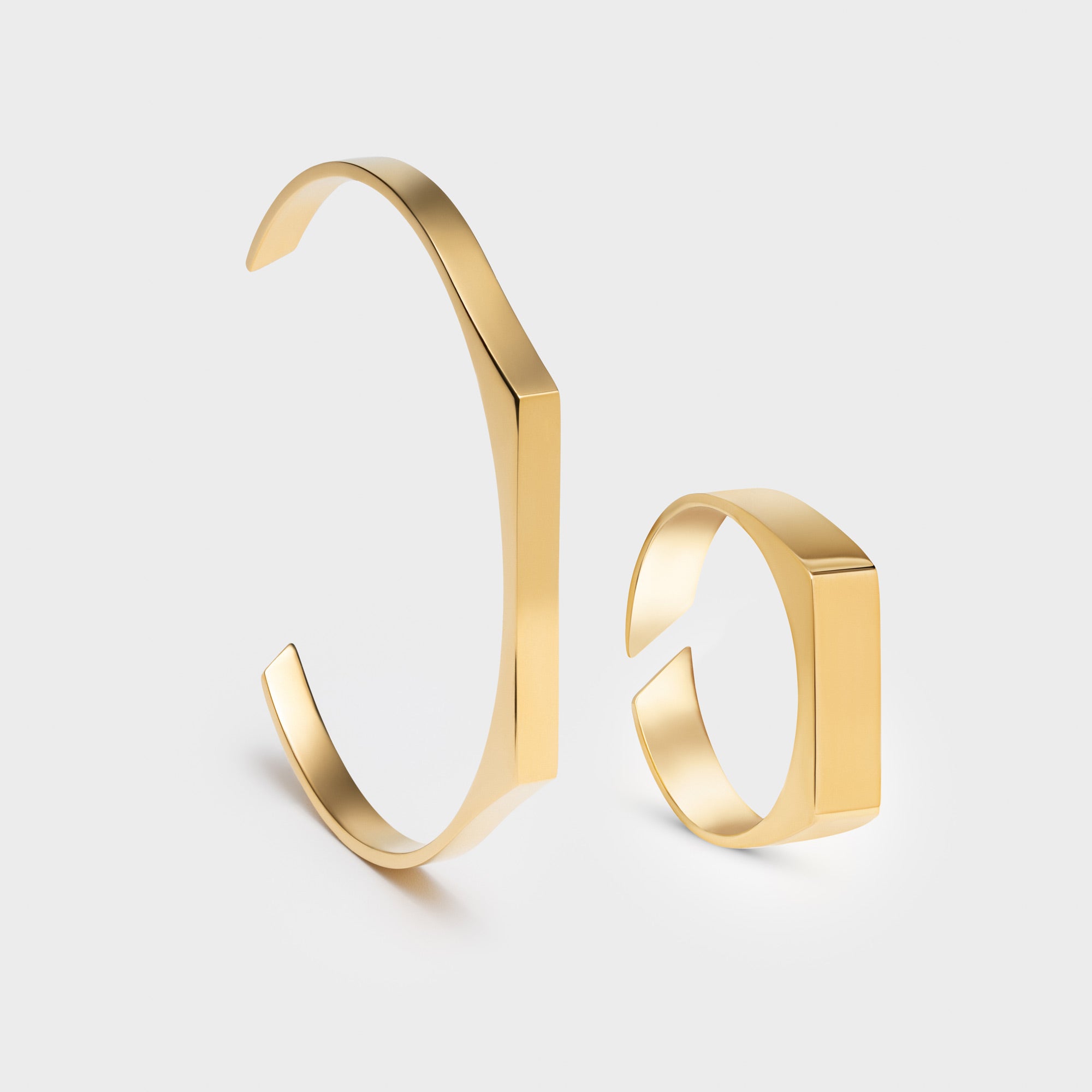 Forza Cuff & Signet Ring set